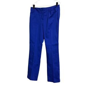 Liz Claiborne Flare Leg Pants Women’s Size 10 Blue Cobalt NWT Career Trousers